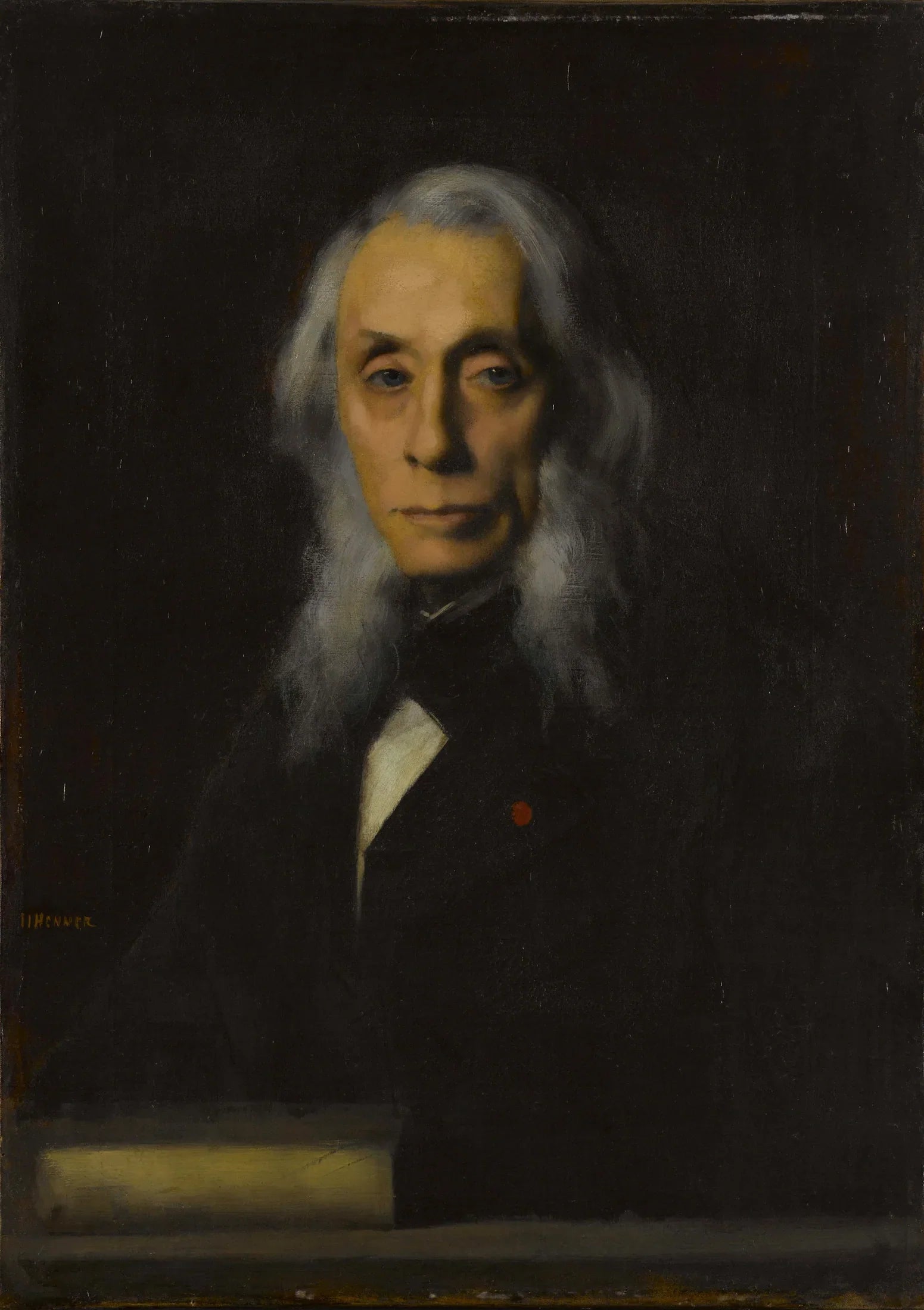 Portrait de Félix Ravaisson-Mollien - Jean-Jacques Henner image 1 reproduction de peinture à l’huile