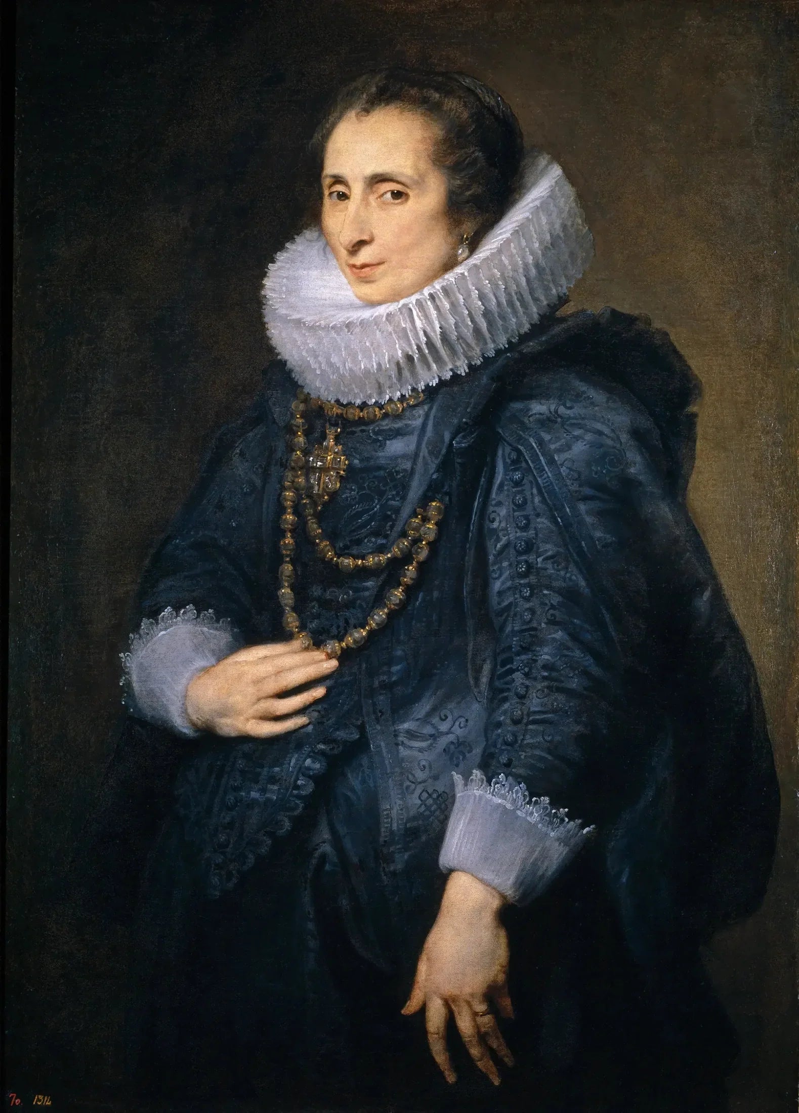 Portrait de Femme - Antoine van Dyck image 1 reproduction artisanale de tableau