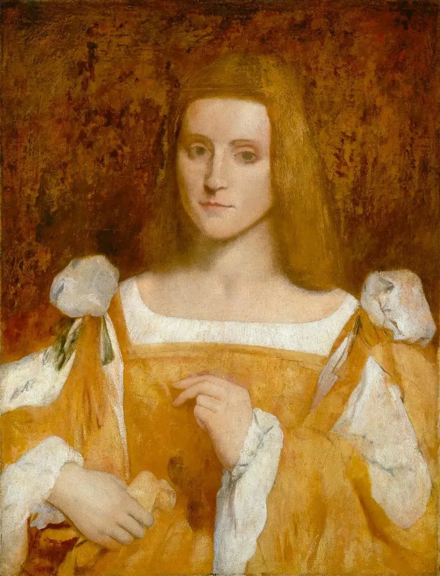 Portrait de femme d'après Caroto - Edgar Degas