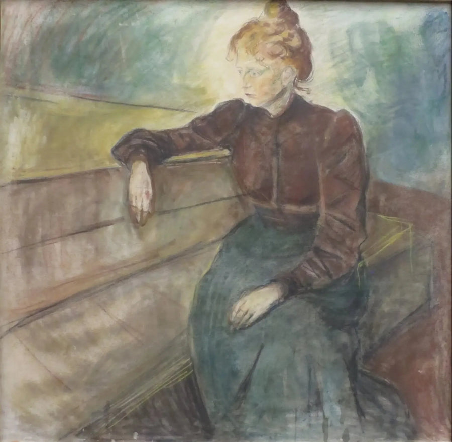 Portrait de femme - Edvard Munch
