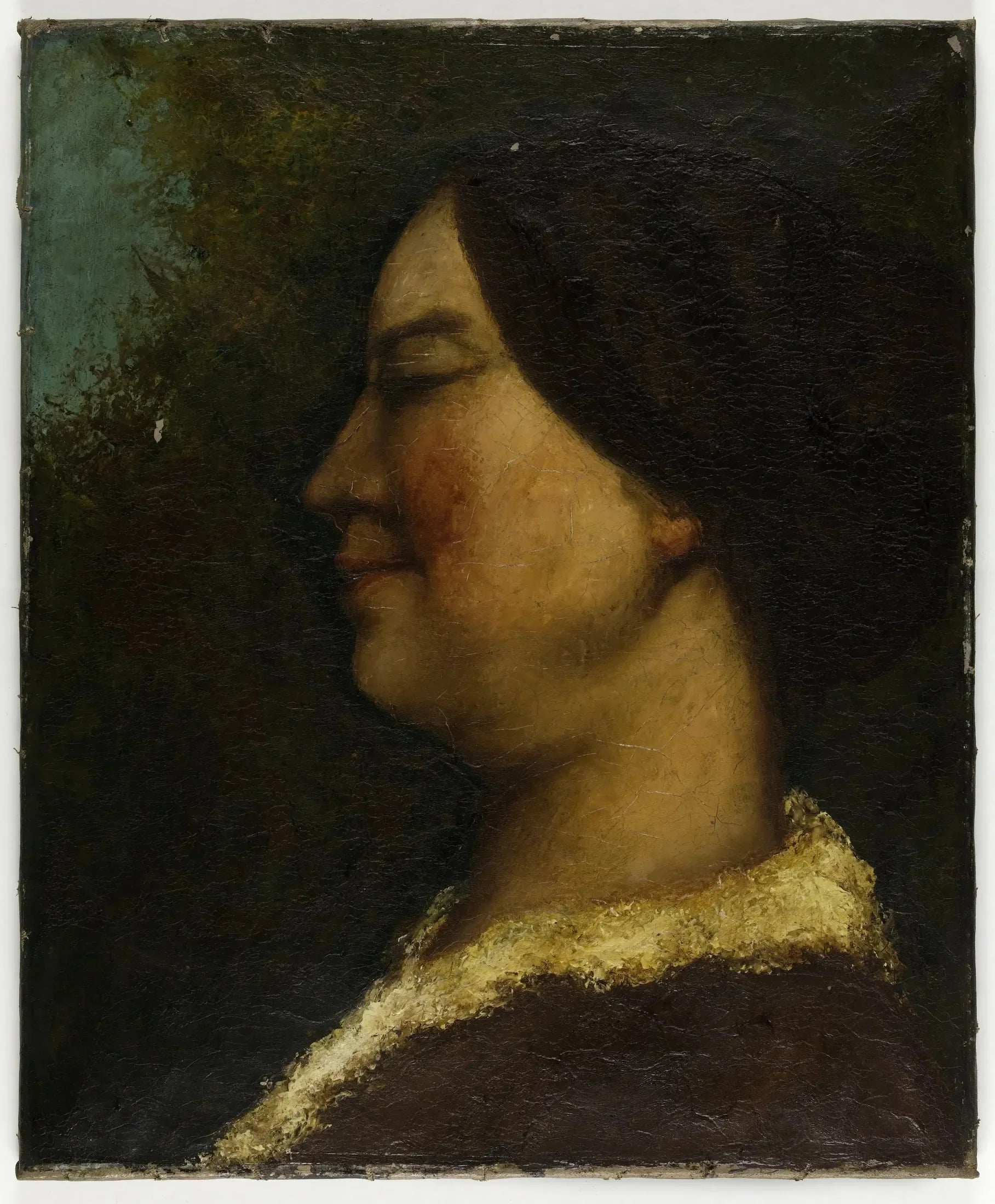 Portrait de femme - Gustave Courbet image 1 reproduction d’œuvre d’art à l’huile