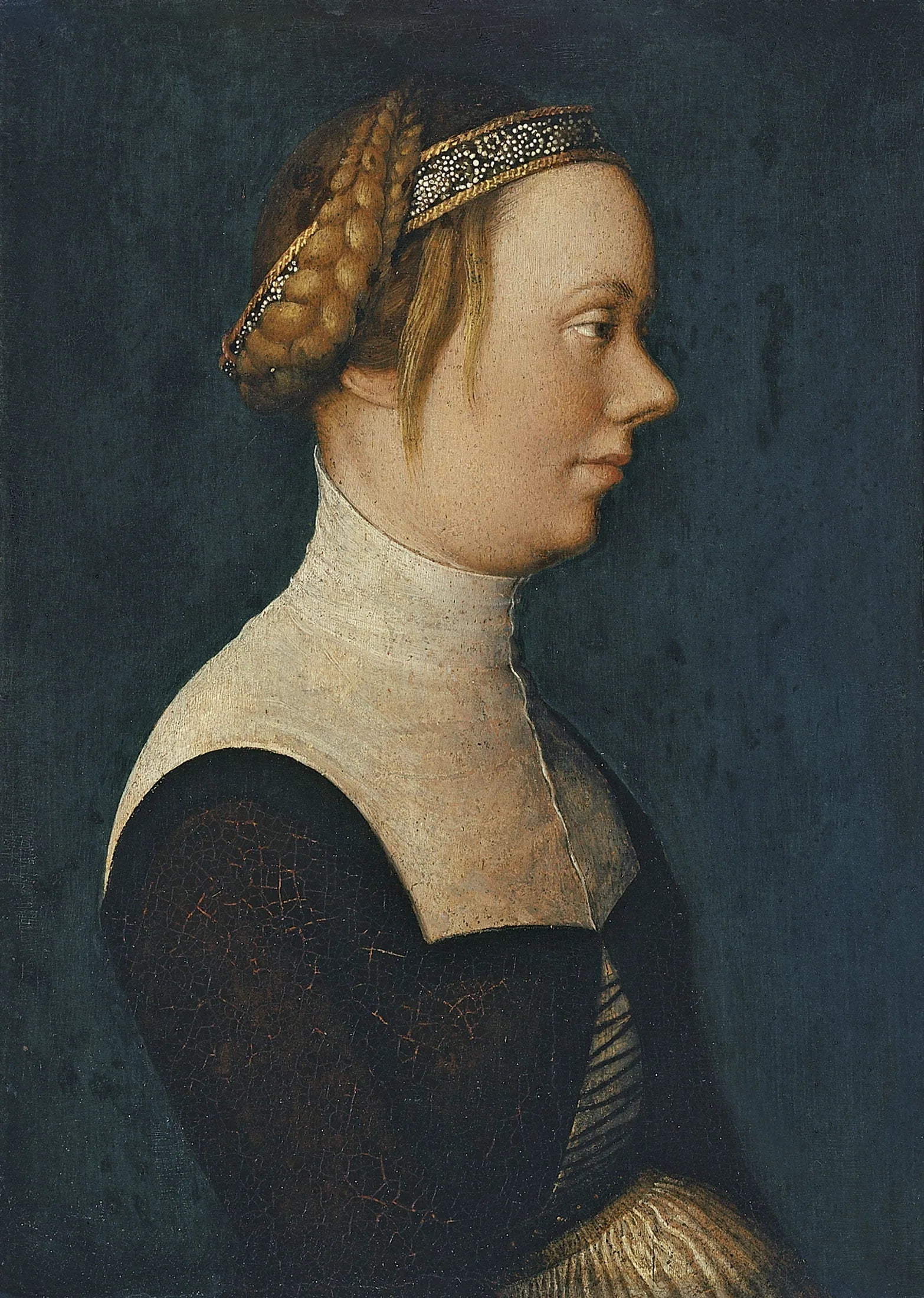 Portrait de femme - Hans Holbein the Elder image 1 reproduction de peinture à l’huile
