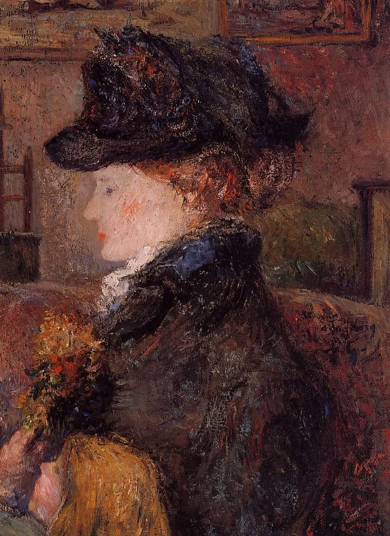Portrait de femme (Ingeborg Thaulow) - Paul Gauguin