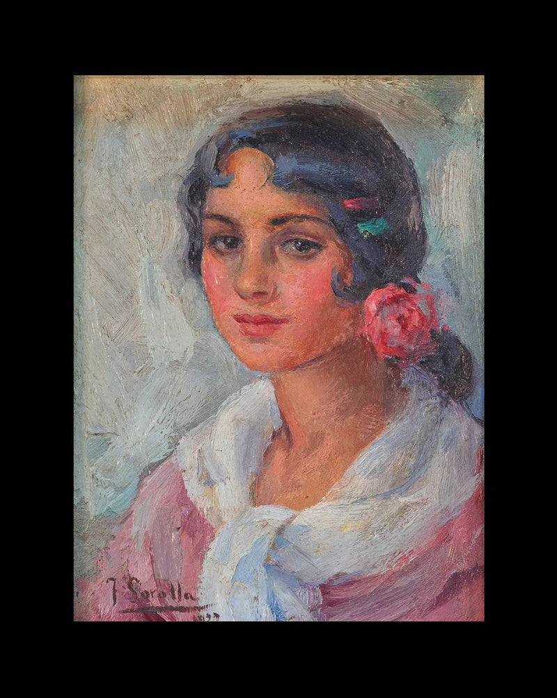 Portrait de femme - Joaquín Sorolla