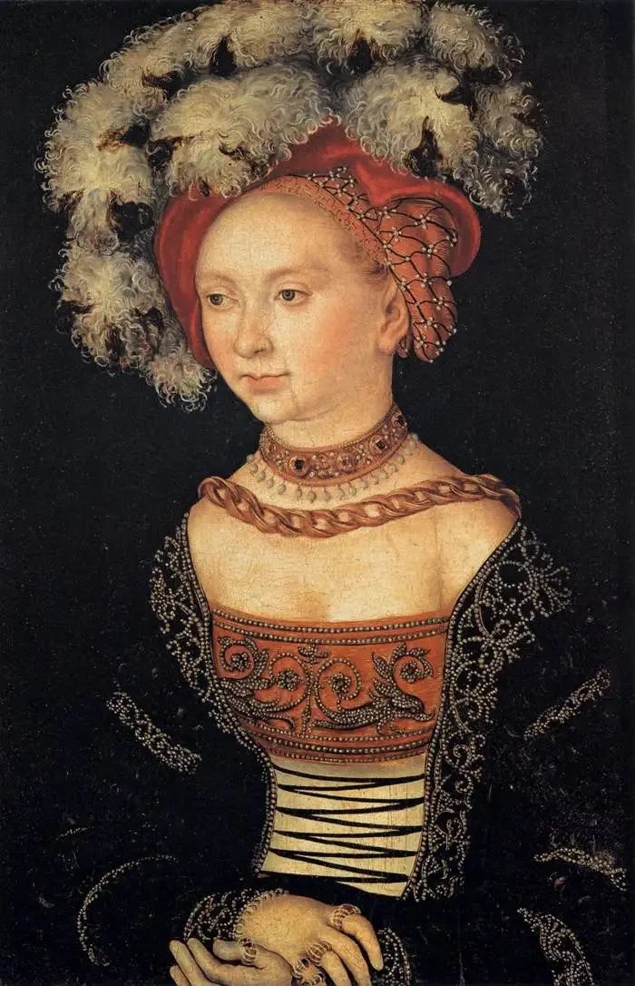 Portrait de femme - Lucas Cranach the Elder image 1 reproduction réalisée par Alpha Reproduction