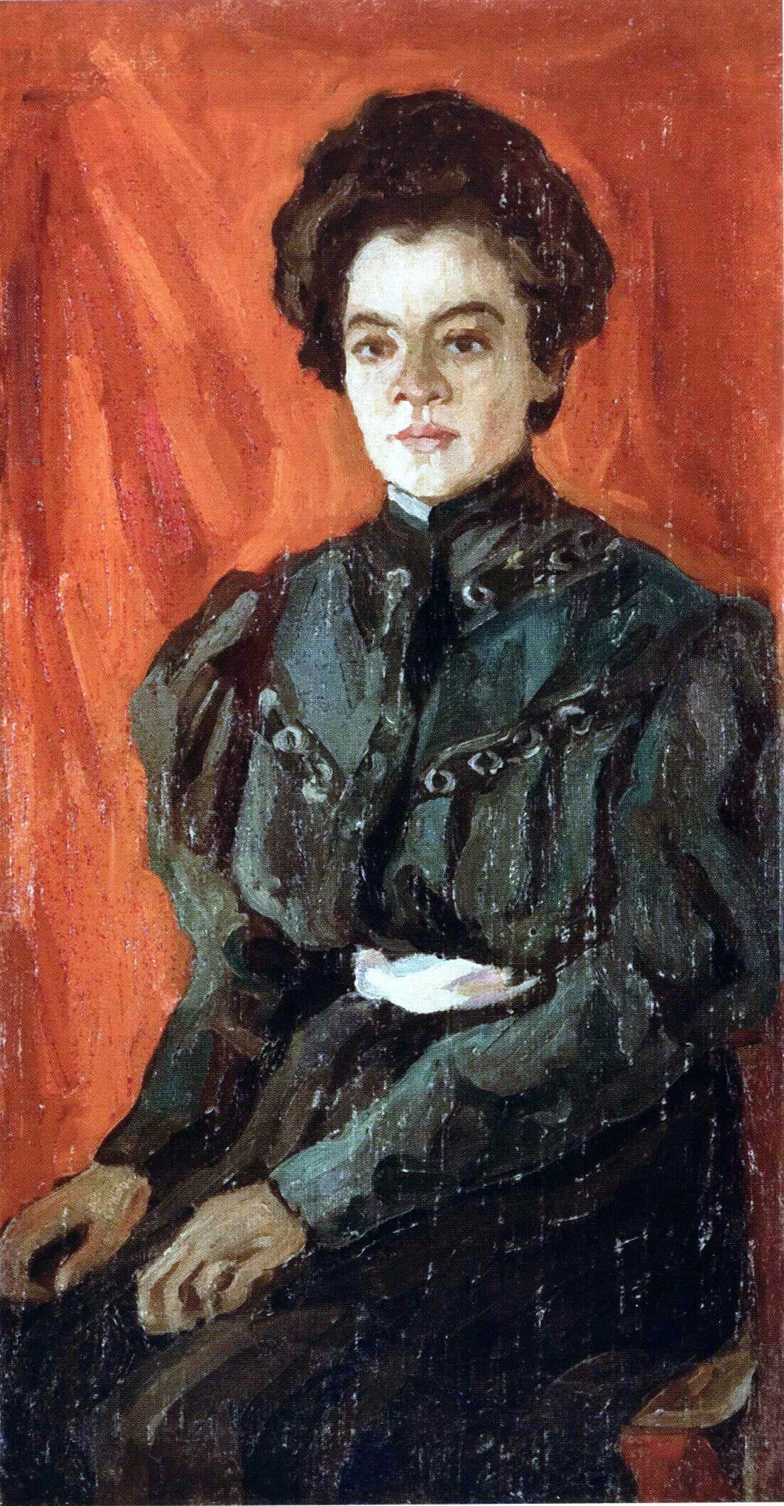 Portrait de femme - Olga Rozanova image 1 tableau peint à l’huile sur toile