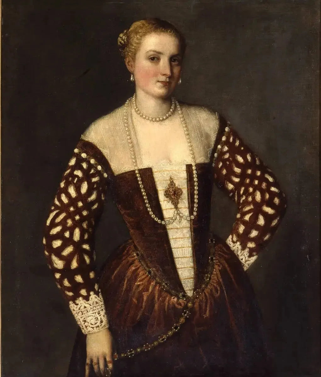Portrait de femme - Paul Véronèse image 1 copie de tableau peinte à la main