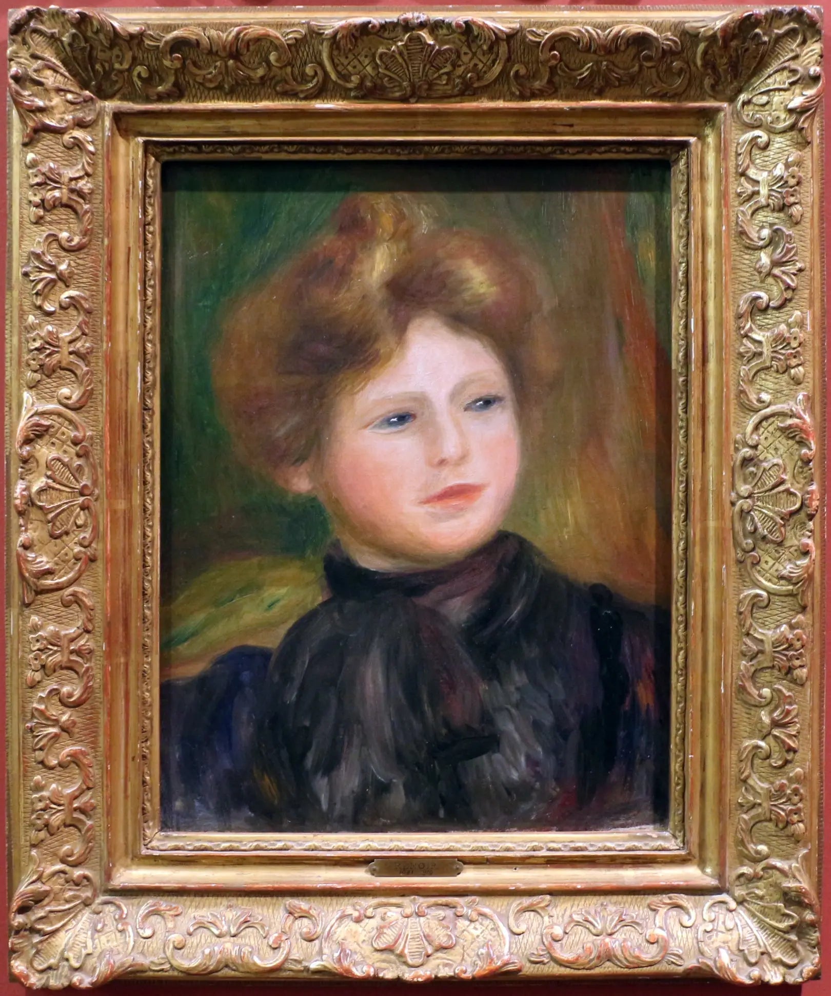 Portrait de femme - Pierre-Auguste Renoir image 1 reproduction réalisée par Alpha Reproduction
