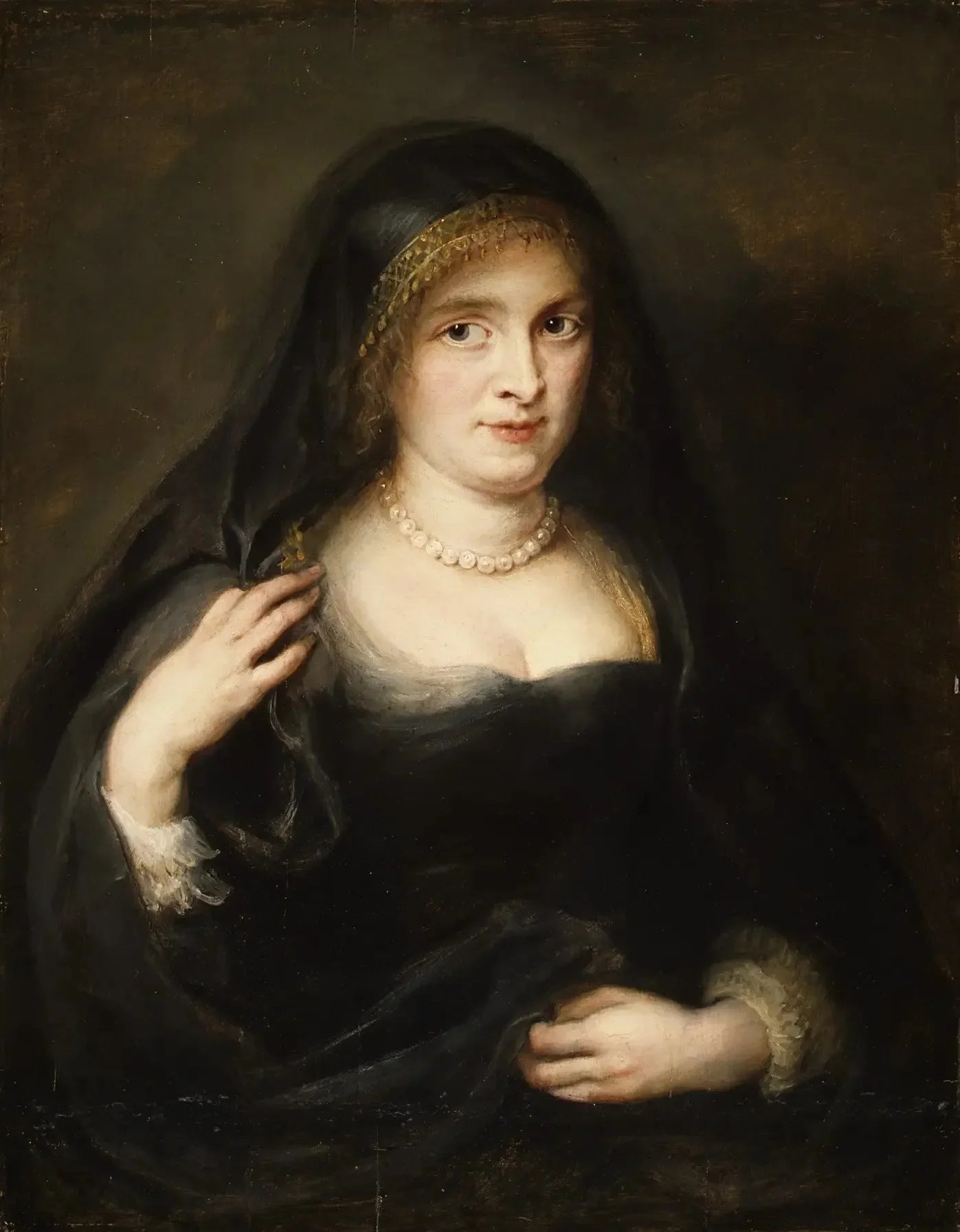 Portrait de femme, probablement Susanna Lunden - Peter Paul Rubens image 1 copie de tableau peinte à la main