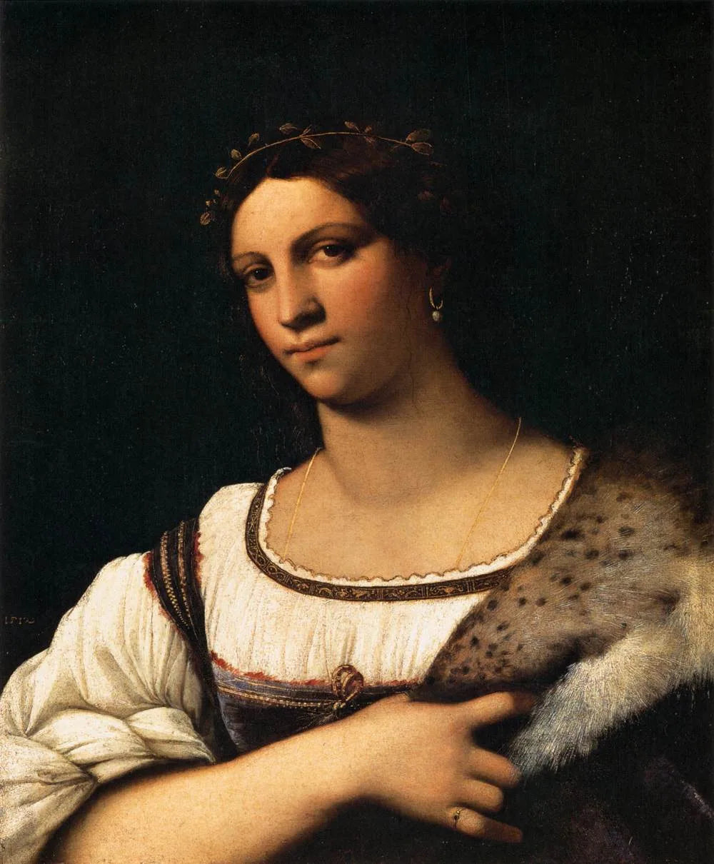 Portrait de femme - Sebastiano del Piombo image 1 reproduction artisanale de tableau