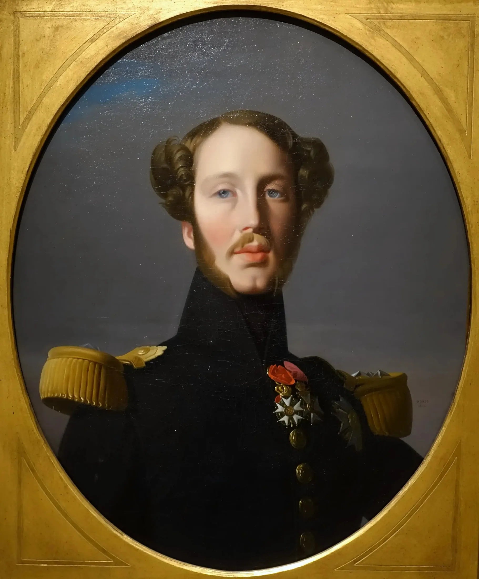Portrait de Ferdinand-Philippe d'Orléans - Jean-Auguste-Dominique Ingres image 1 reproduction de peinture à l’huile