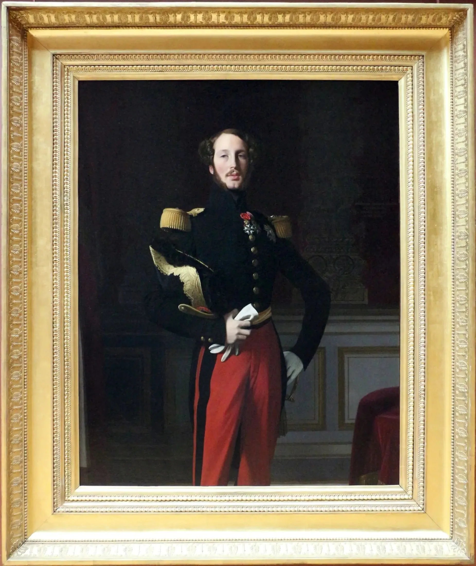 portrait de Ferdinand-Philippe, duc d'Orléans - Jean-Auguste-Dominique Ingres image 2 copie de tableau peinte à la main