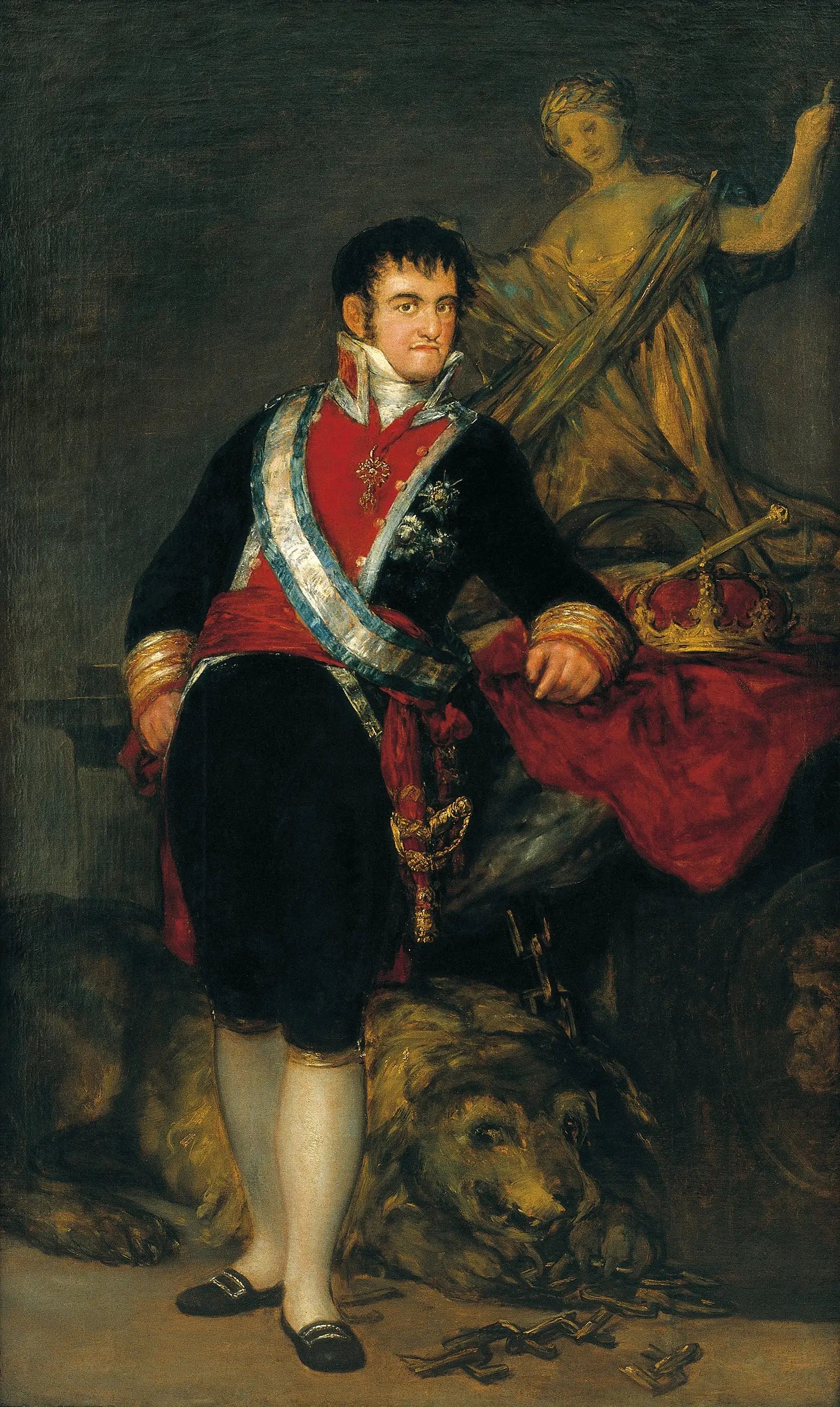 Portrait de Ferdinand VII d'Espagne - Francisco de Goya image 1 reproduction de peinture à l’huile