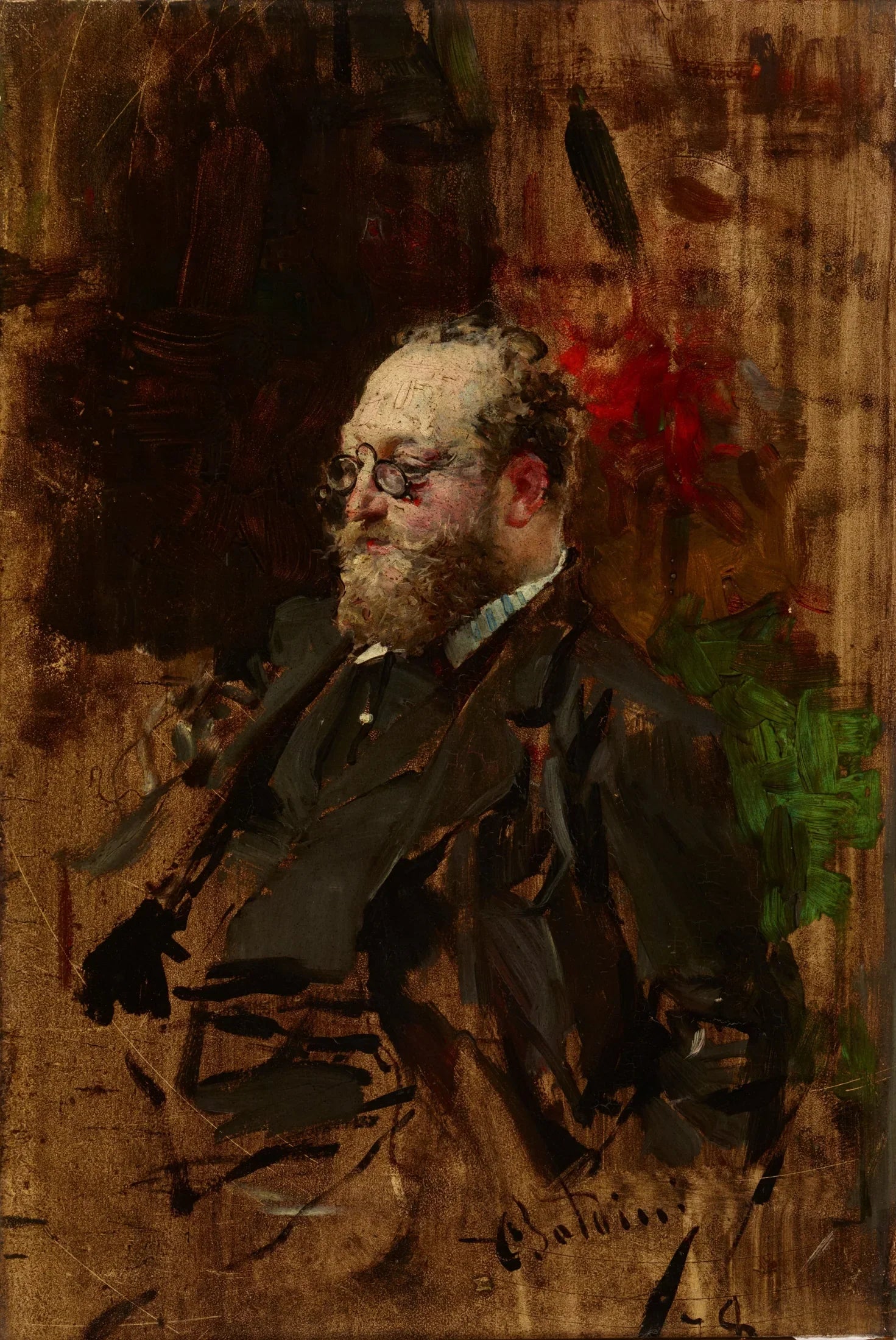 Portrait de Ferdynand Bryndza (1837-1891) - Giovanni Boldini image 1 copie de tableau peinte à la main