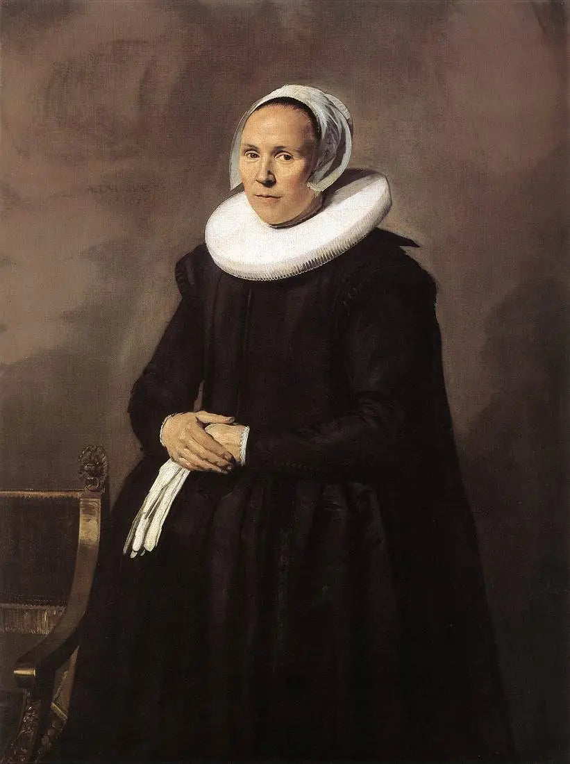 Portrait de Feyna van Steenkiste (....-1640) - Frans Hals image 1 copie peinte à la main à l’huile