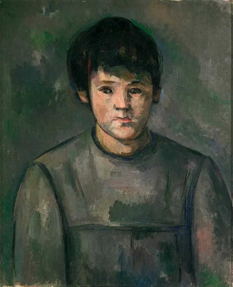 Portrait de fillette - Paul Cézanne
