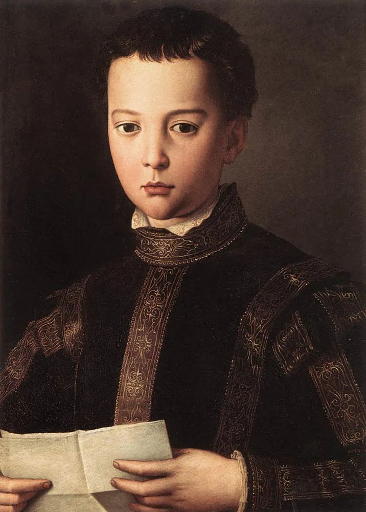 Portrait de Francesco Ier de Médicis enfant - Bronzino image 1 reproduction de peinture à l’huile