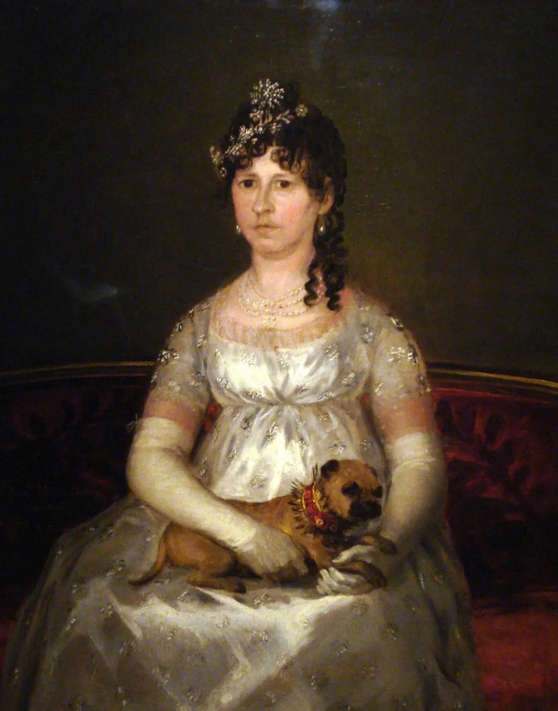 Portrait de Francisca Vicenta Chollet et Caballero - Francisco de Goya