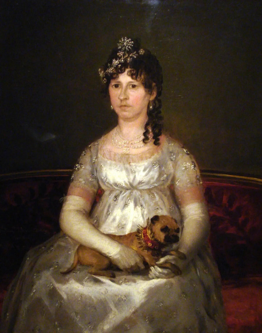 Portrait de Francisca Vicenta Chollet et Caballero - Francisco de Goya