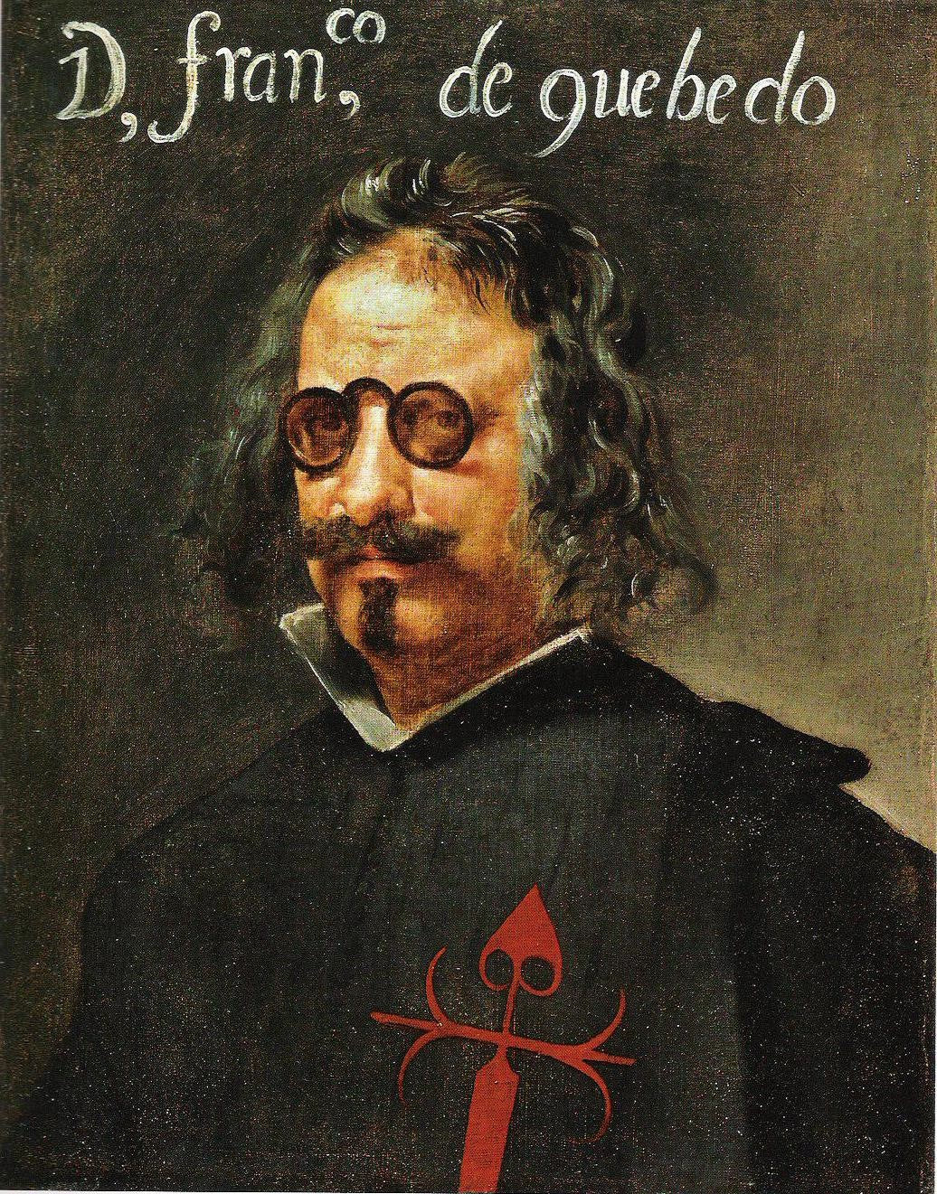 Portrait de Francisco de Quevedo - Juan van der Hamen image 1 copie de tableau peinte à la main