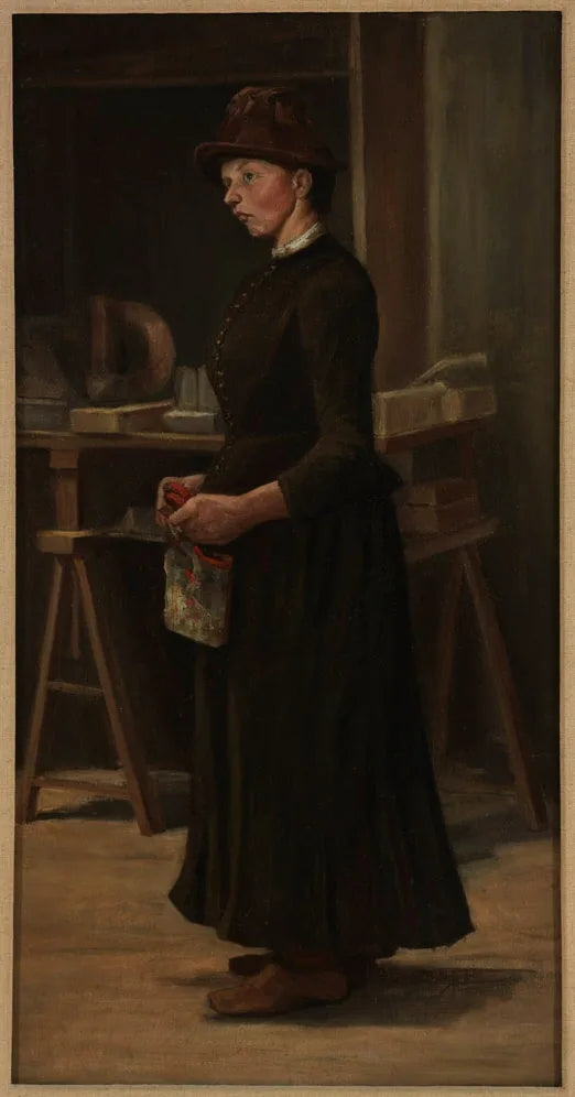 Portrait de Fräulein Kyburz - Ferdinand Hodler image 1 copie peinte à la main à l’huile