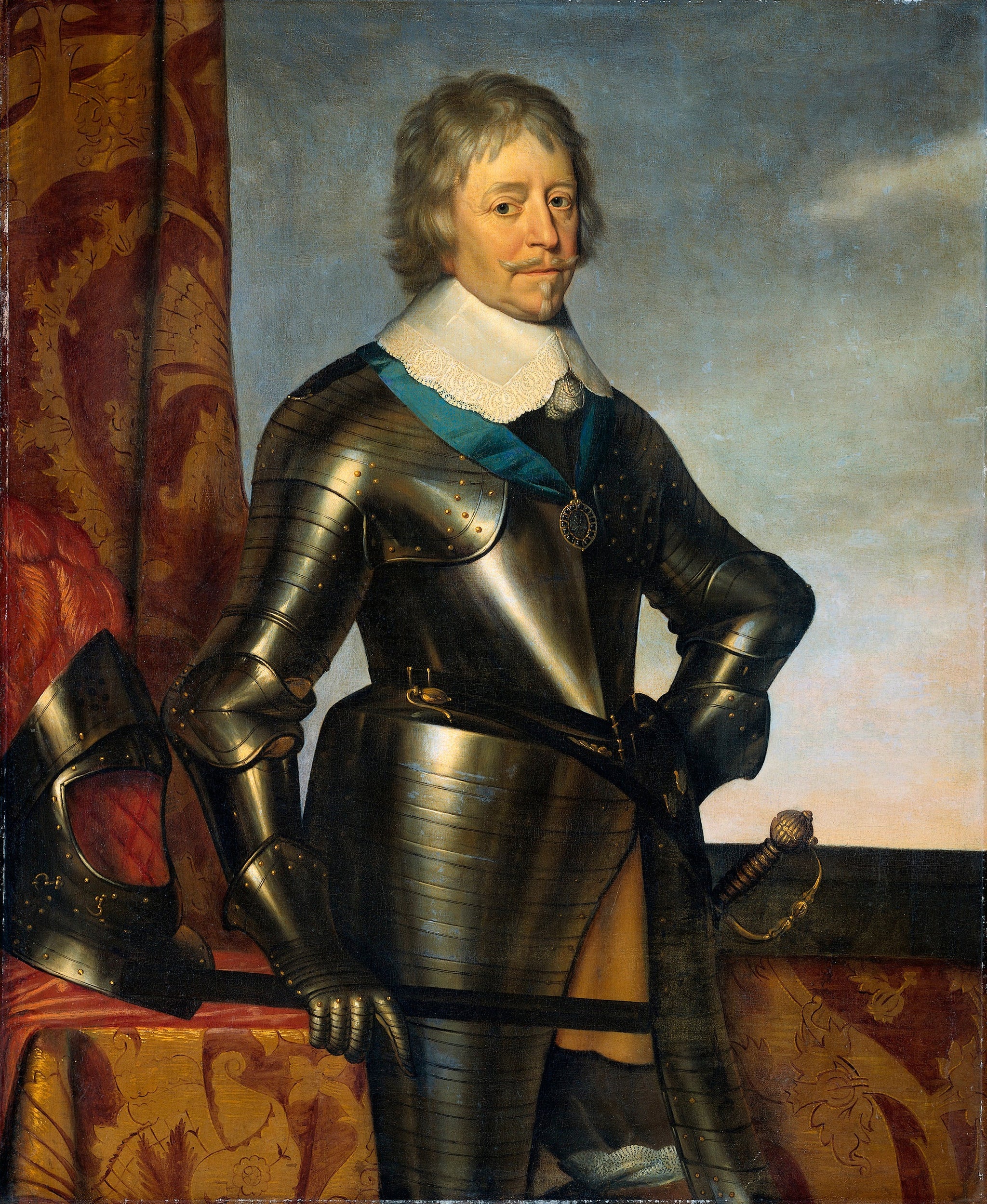 Portrait de Frédéric-Henri (1584 - 1647), prince d'Orange - Gerrit van Honthorst image 1 tableau peint à l’huile sur toile