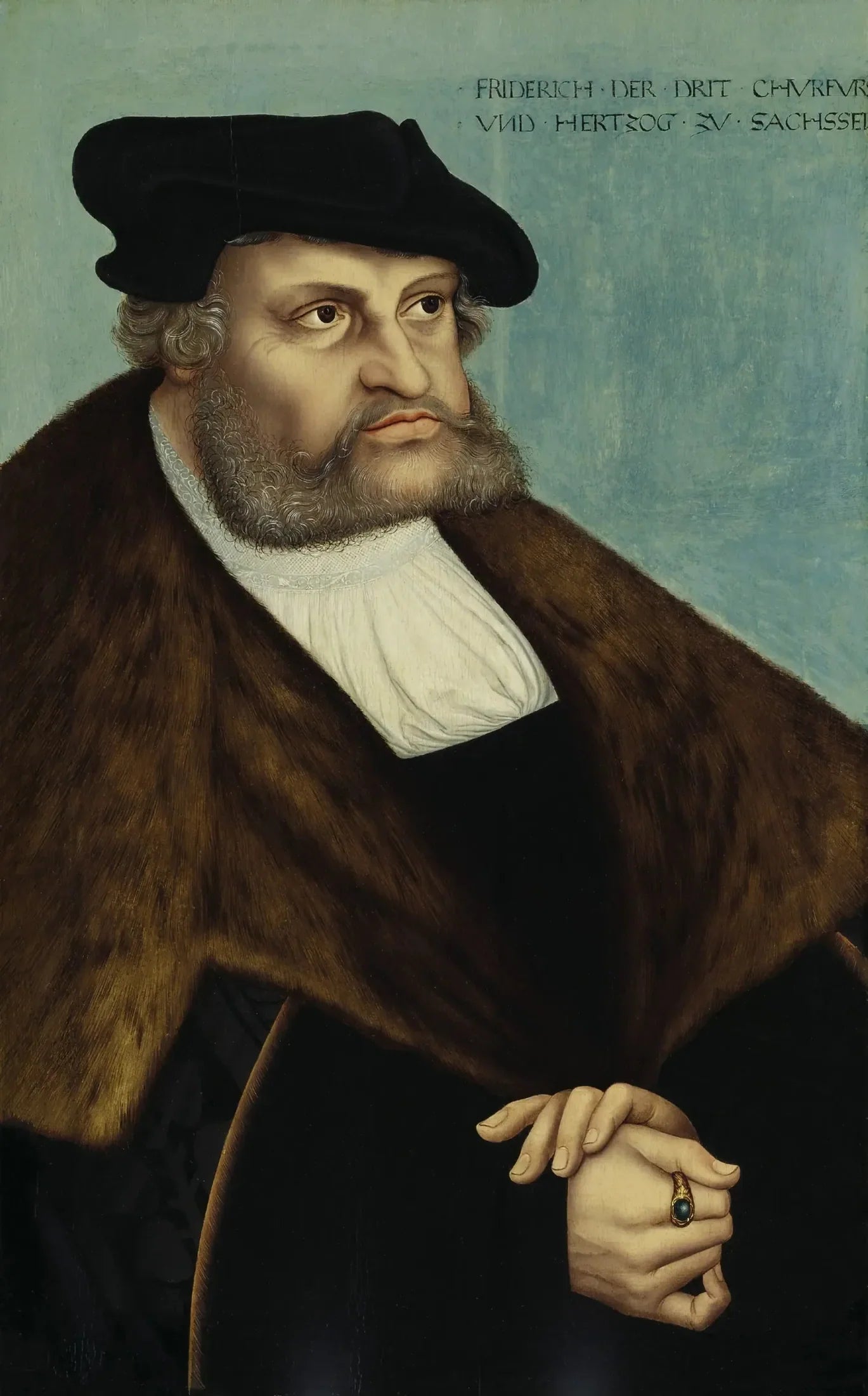 Portrait de Frédéric III de Saxe - Lucas Cranach the Elder image 1 reproduction de peinture à l’huile