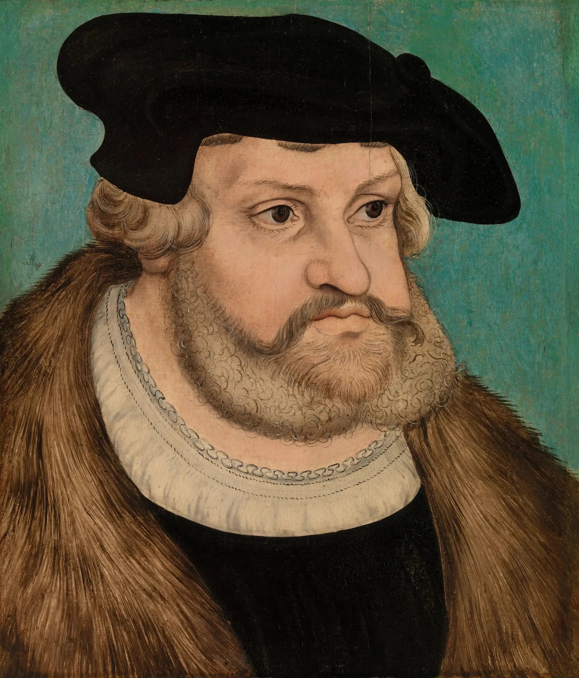 Portrait de Frédéric le Sage, duc de Saxe - Lucas Cranach the Elder image 1 tableau peint à l’huile sur toile