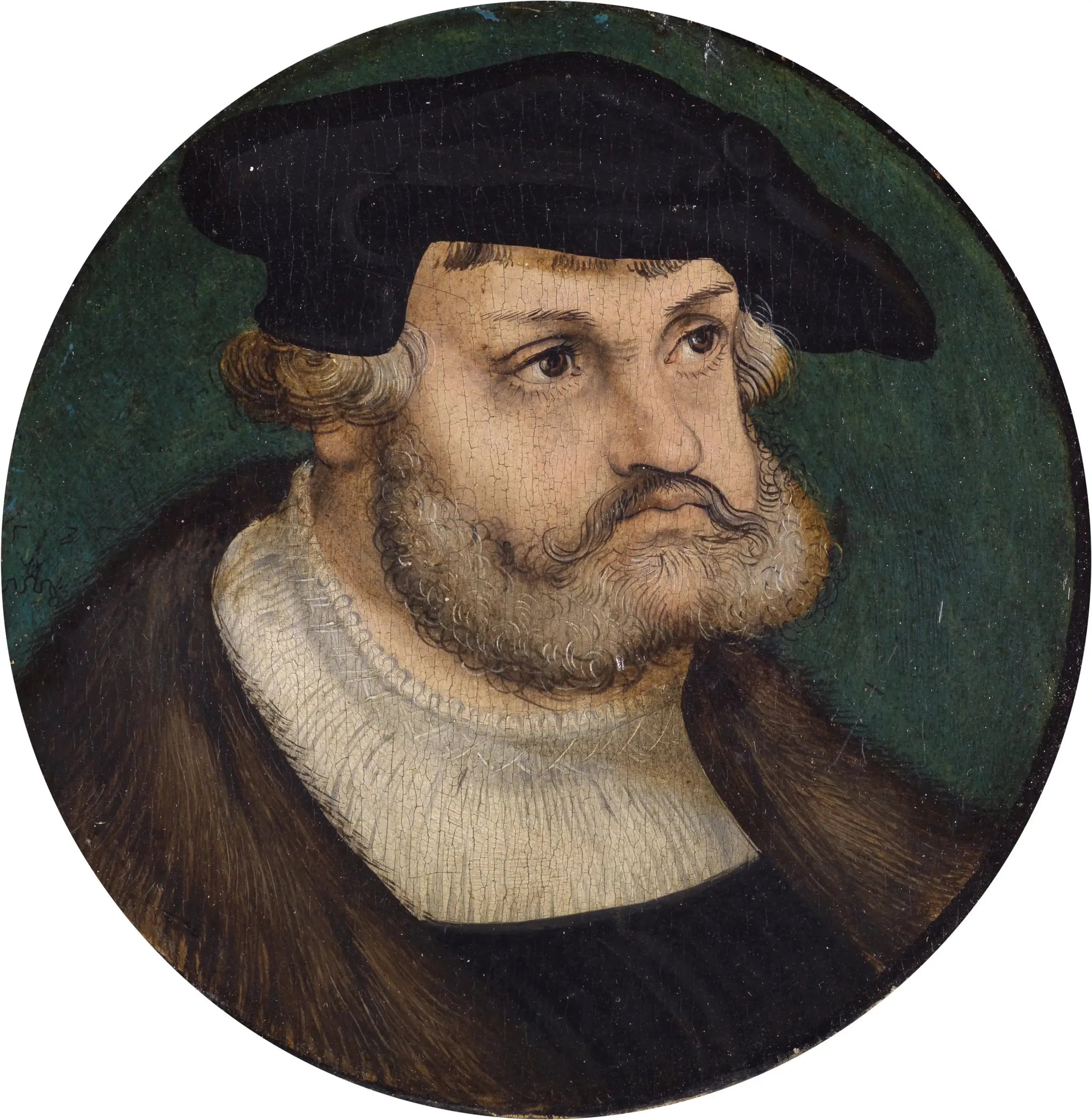 Portrait de Frédéric le Sage, électeur de Saxe - Lucas Cranach the Elder image 1 reproduction de peinture à l’huile