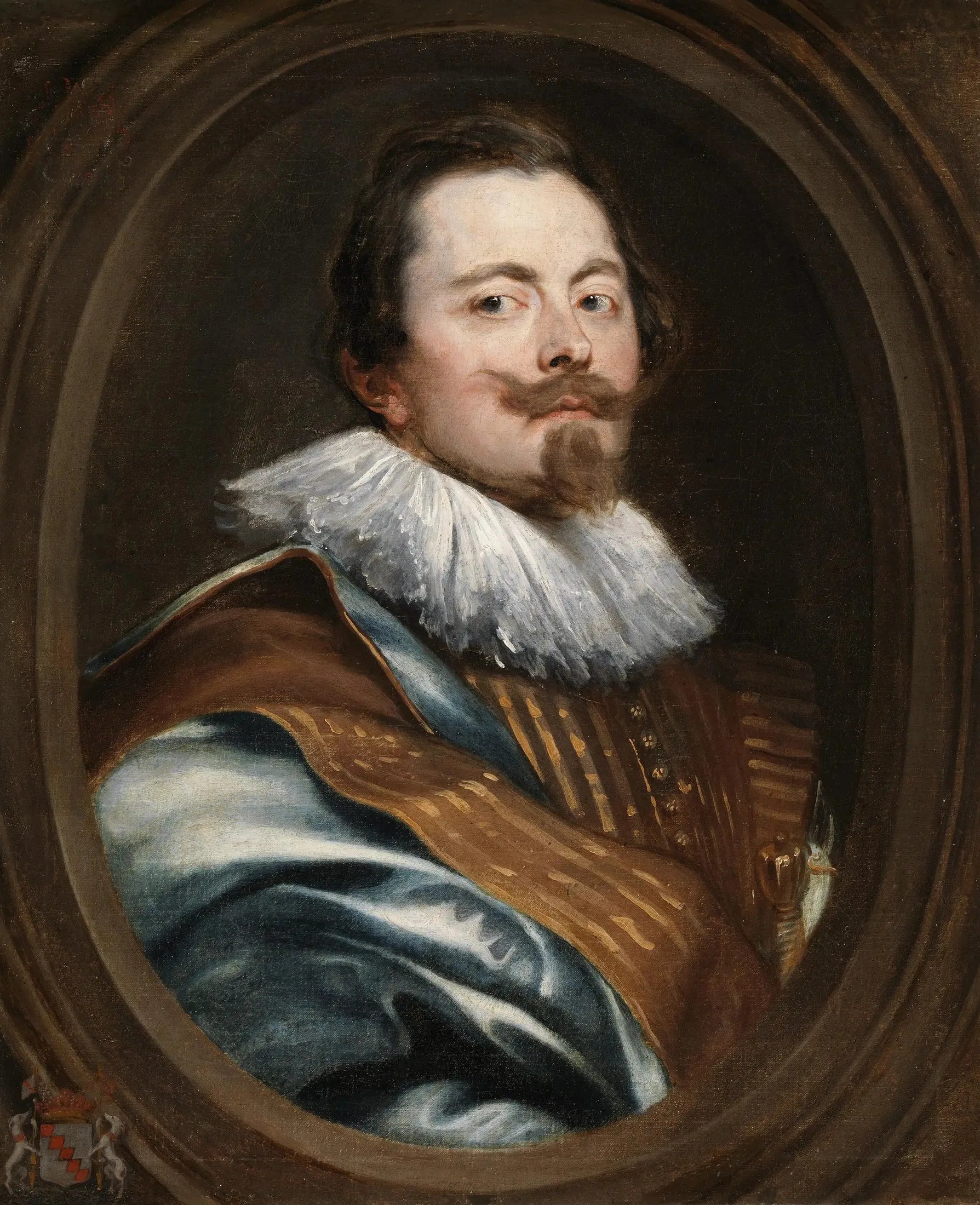 Portrait de Frederick Marselaer, diplomate - Antoine van Dyck image 1 tableau peint à l’huile sur toile