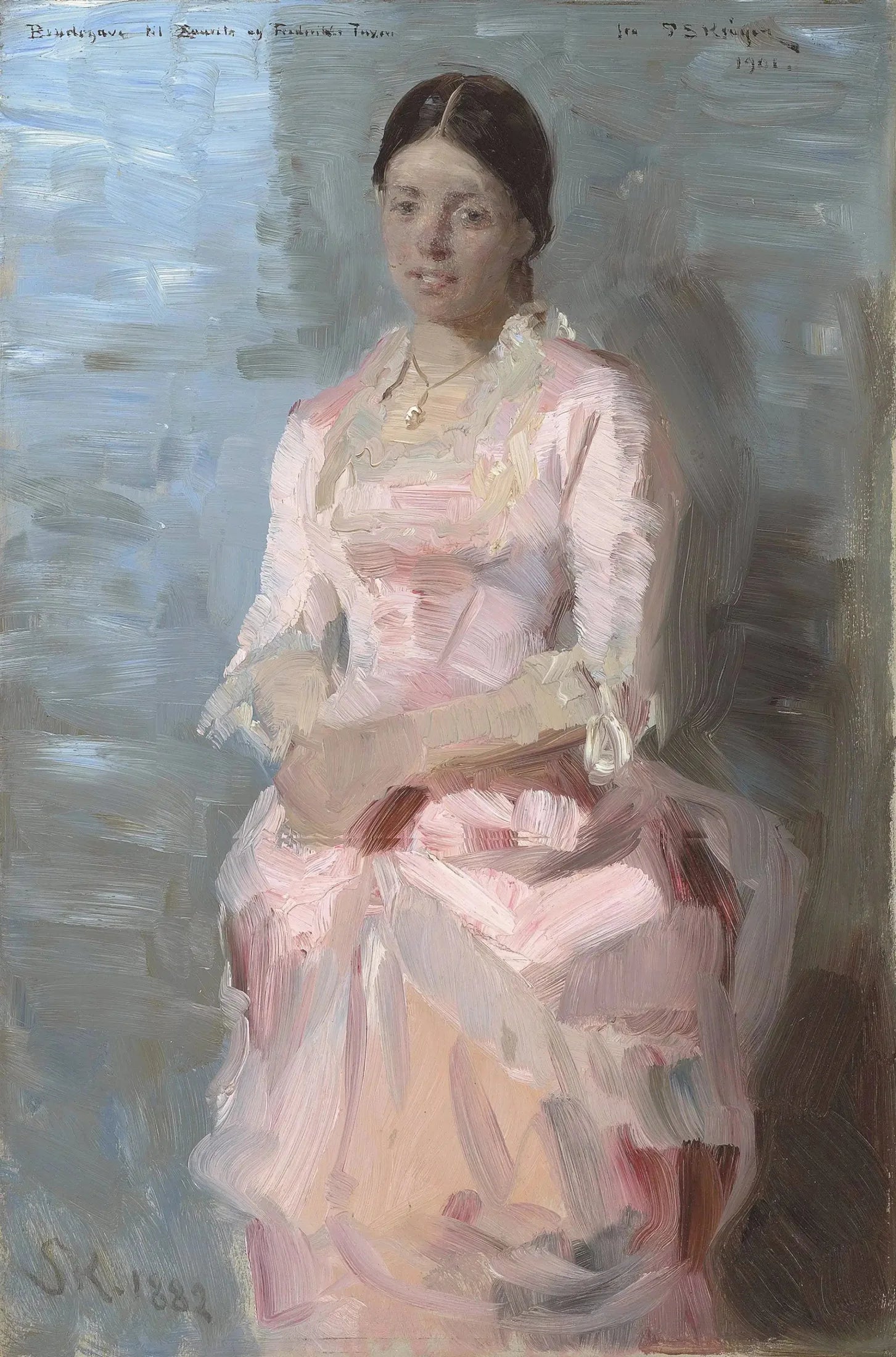Portrait de Frederikke Tuxen - Peder Severin Krøyer image 1 reproduction réalisée par Alpha Reproduction