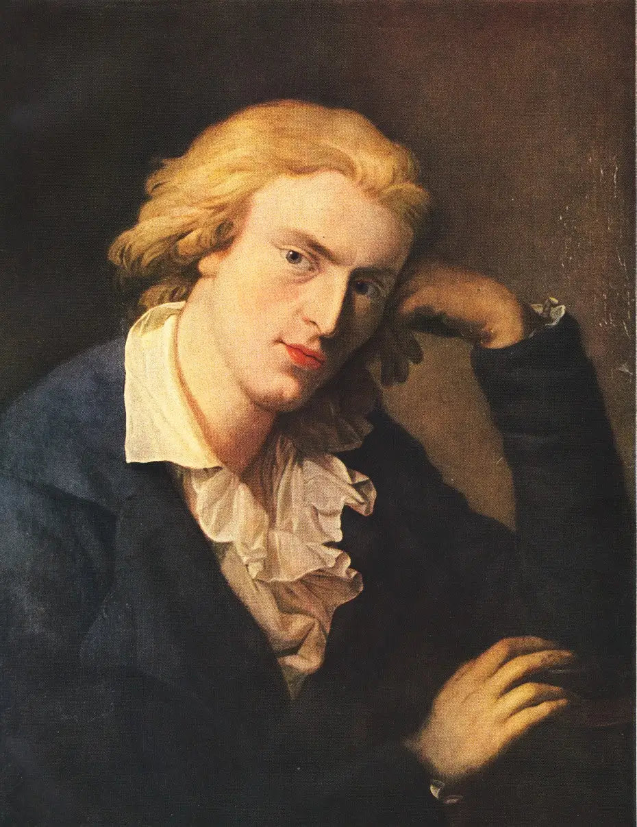 Portrait de Friedrich Schiller - Anton Graff image 1 copie peinte à la main à l’huile