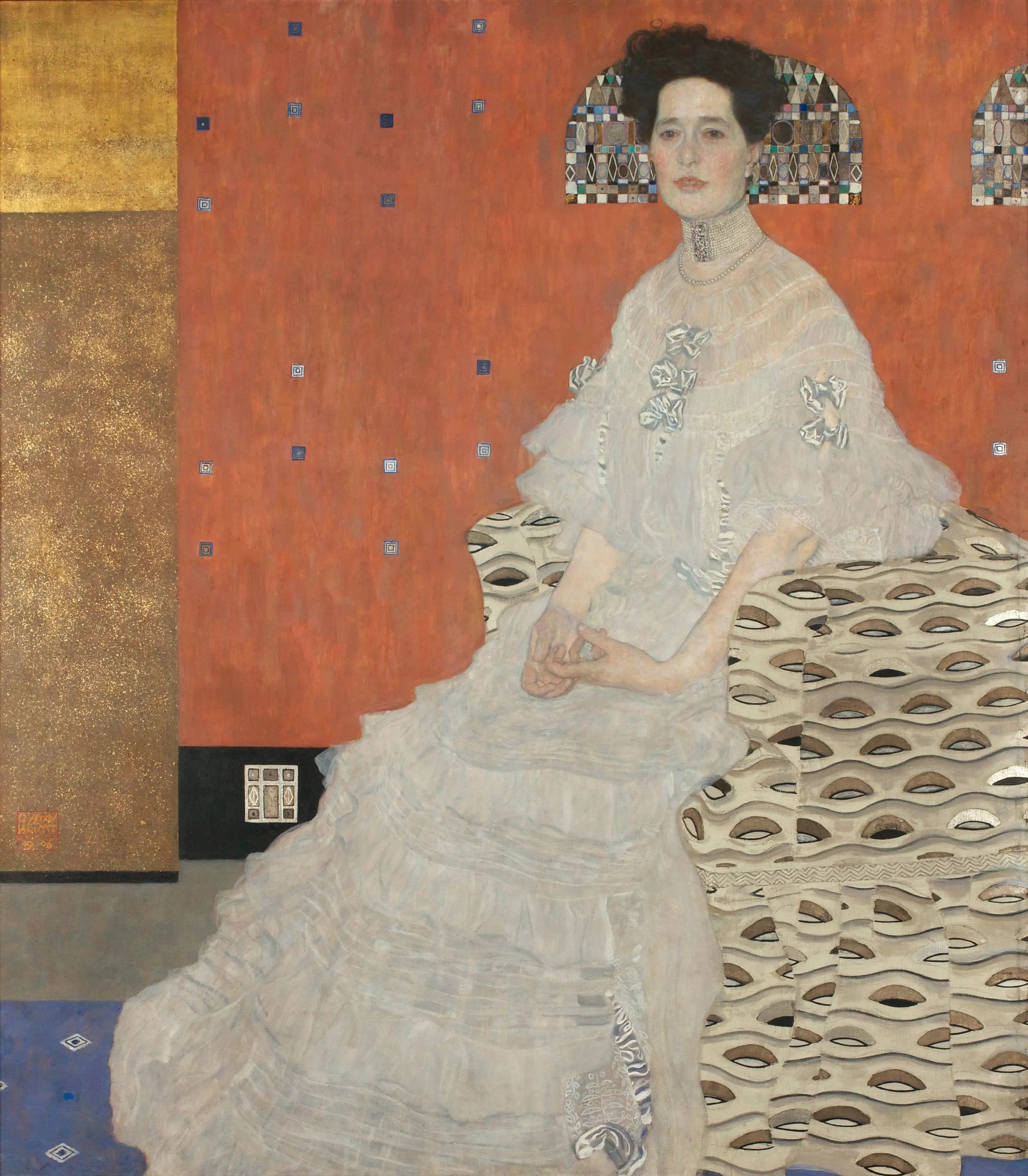 Portrait de Fritza Riedler - Gustav Klimt image 1 tableau peint à l’huile sur toile