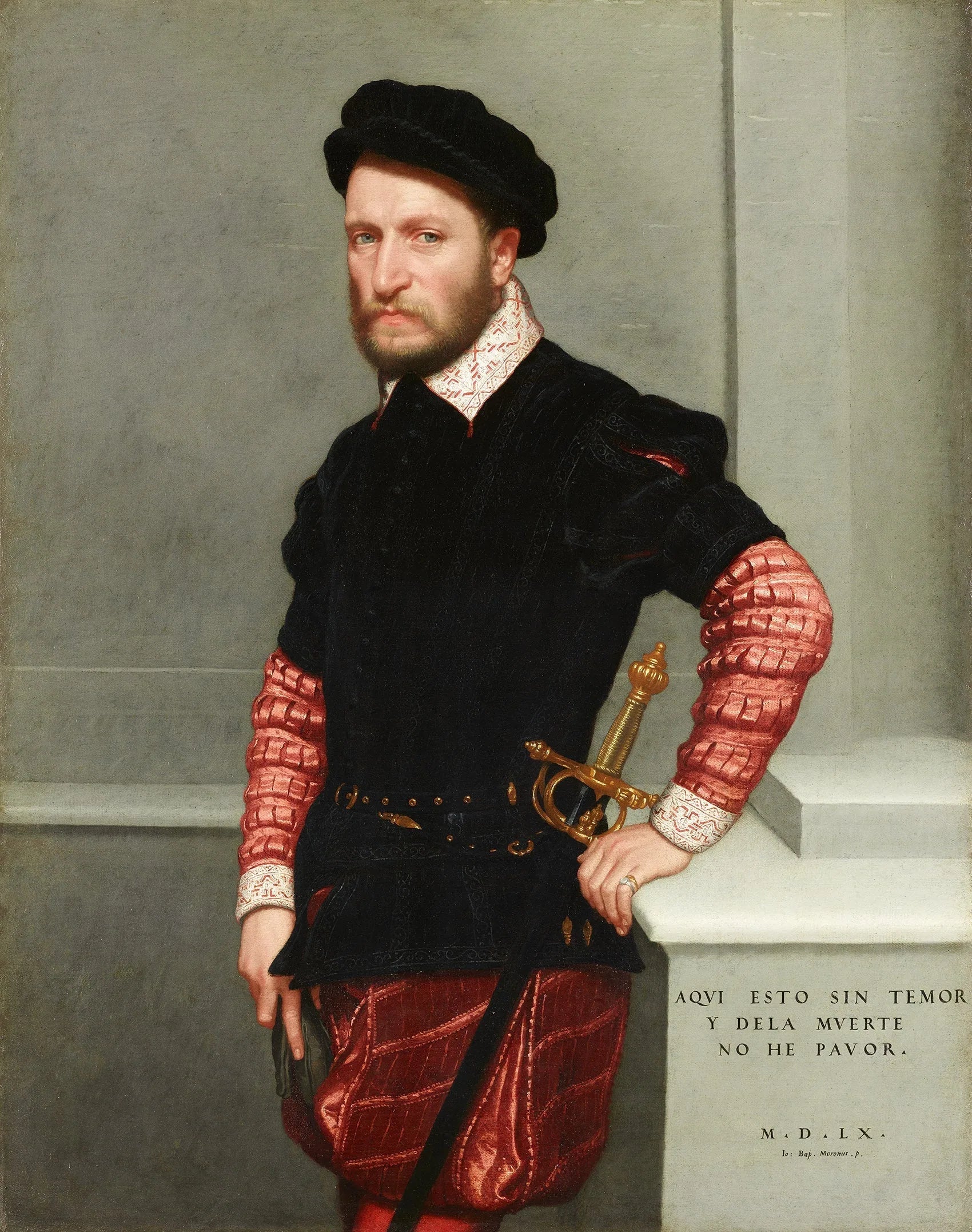 Portrait de Gabriel III de la Cueva et Girón - Giovanni Battista Moroni image 1 reproduction de peinture à l’huile