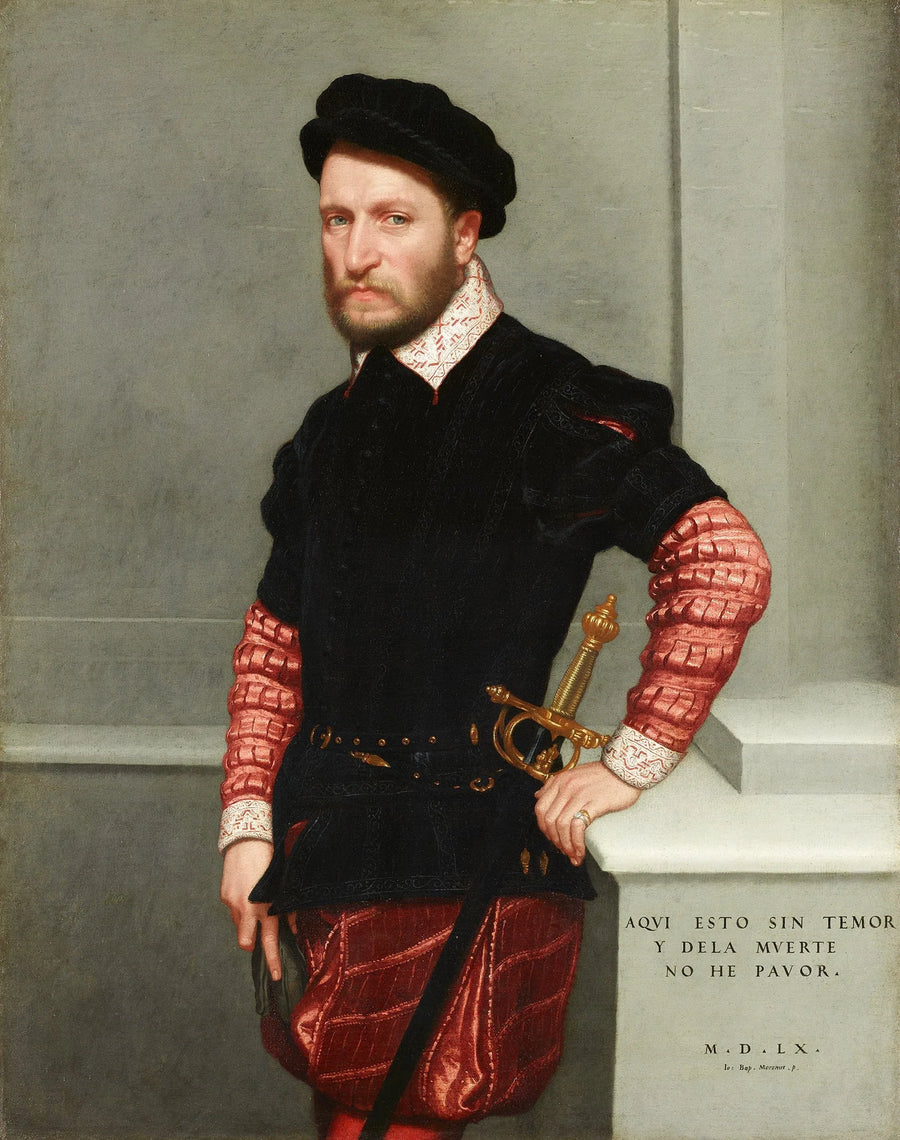 Portrait de Gabriel III de la Cueva et Girón - Giovanni Battista Moroni