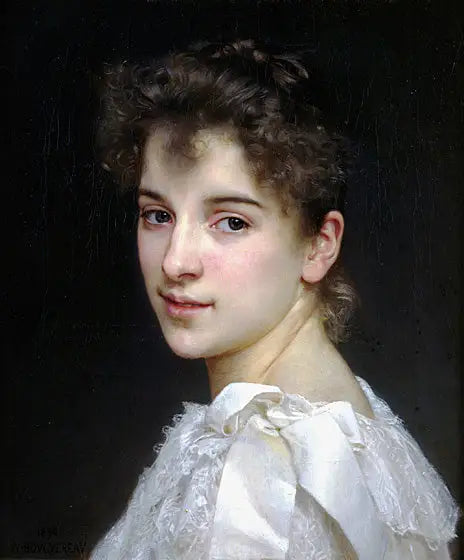 Portrait de Gabrielle Cot - Bouguereau image 1 reproduction d’œuvre d’art à l’huile