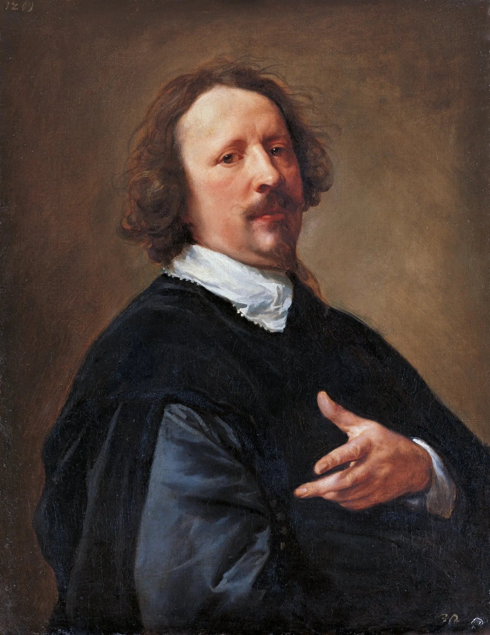 Portrait de Gaspar de Crayer - Antoine van Dyck image 1 copie peinte à la main à l’huile