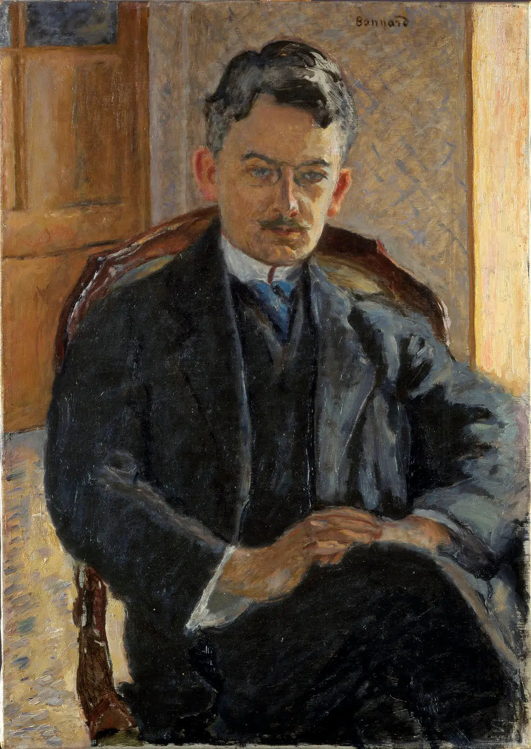Portrait de George Besson - Pierre Bonnard image 1 reproduction de peinture à l’huile