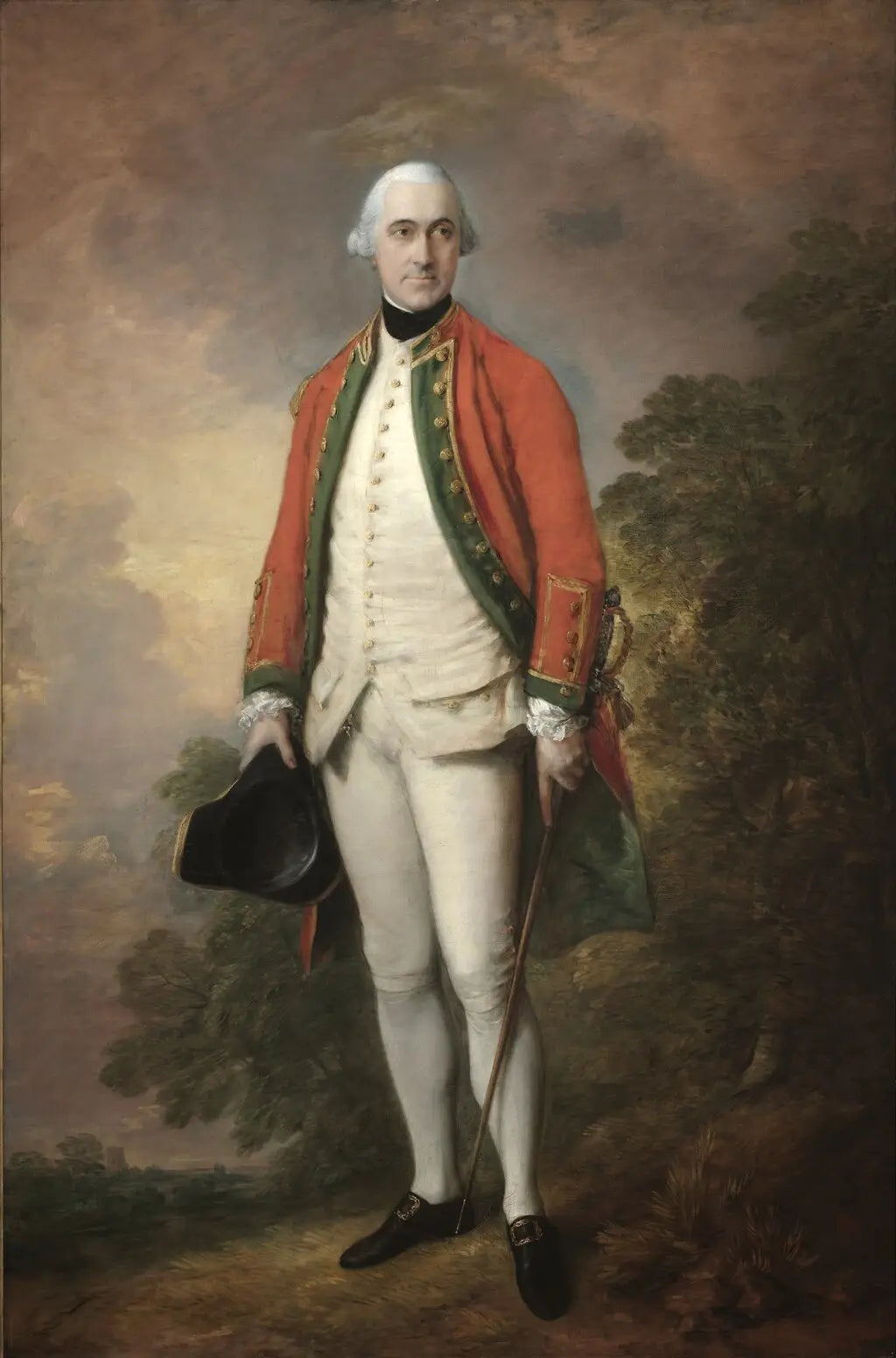 Portrait de George Pitt, premier baron Rivers - Thomas Gainsborough image 1 reproduction de peinture à l’huile