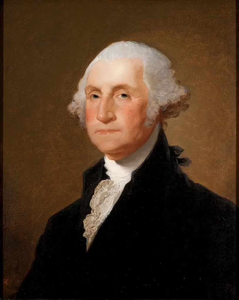 Portrait de George Washington - Gilbert Stuart image 1 copie peinte à la main à l’huile