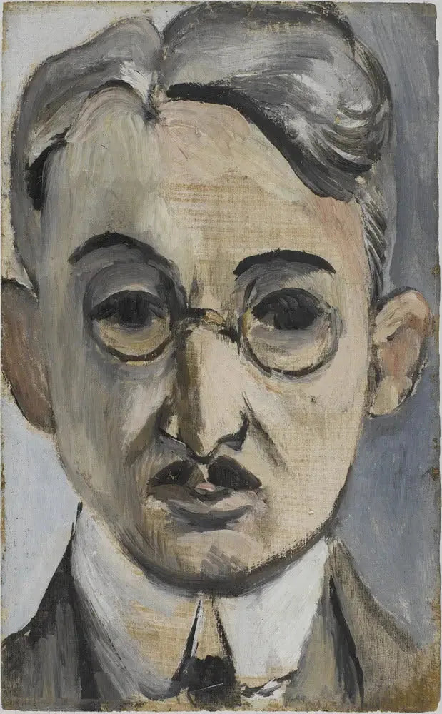 Portrait de Georges Besson à lunettes - Henri Matisse image 1 copie de tableau peinte à la main