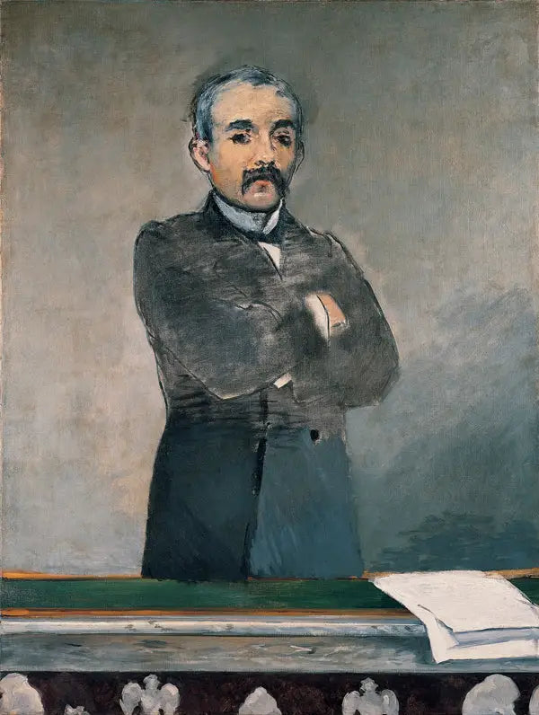 Portrait de Georges Clémenceau - Édouard Manet image 1 reproduction réalisée par Alpha Reproduction