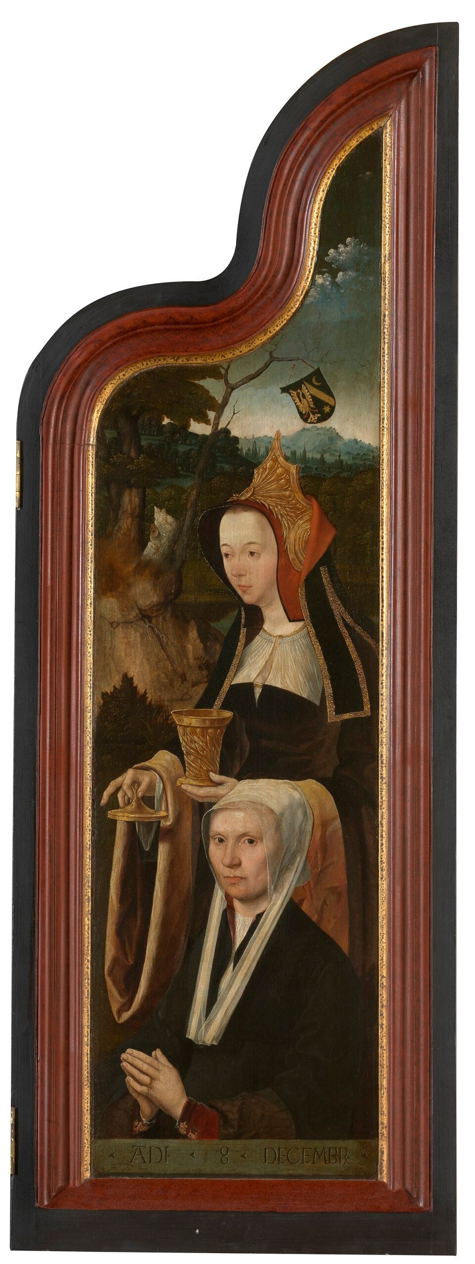 Portrait de Gerbrich Claesdr - Jacob Cornelisz van Oostsanen image 1 tableau peint à l’huile sur toile