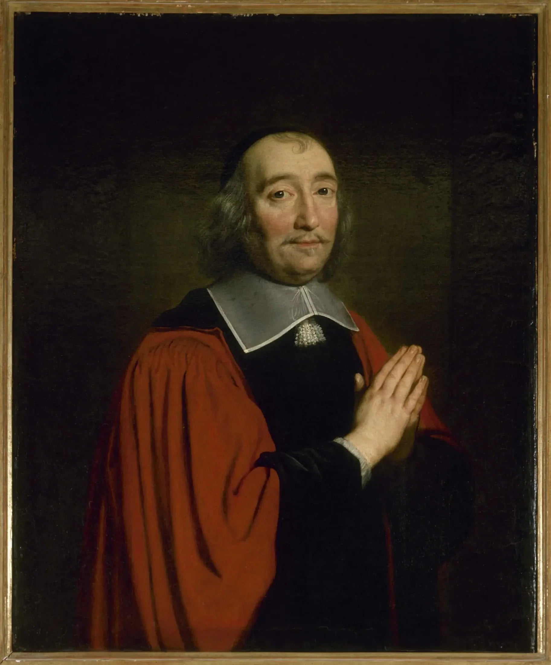Portrait de Germain Piètre, procureur de la Ville de Paris (1641-1654) - Philippe de Champaigne image 1 reproduction de peinture à l’huile