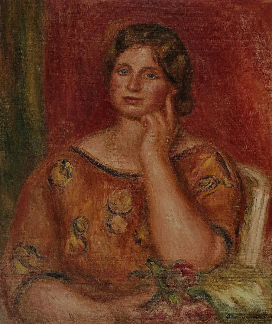 Portrait de Gertrude Osthaus - Pierre-Auguste Renoir