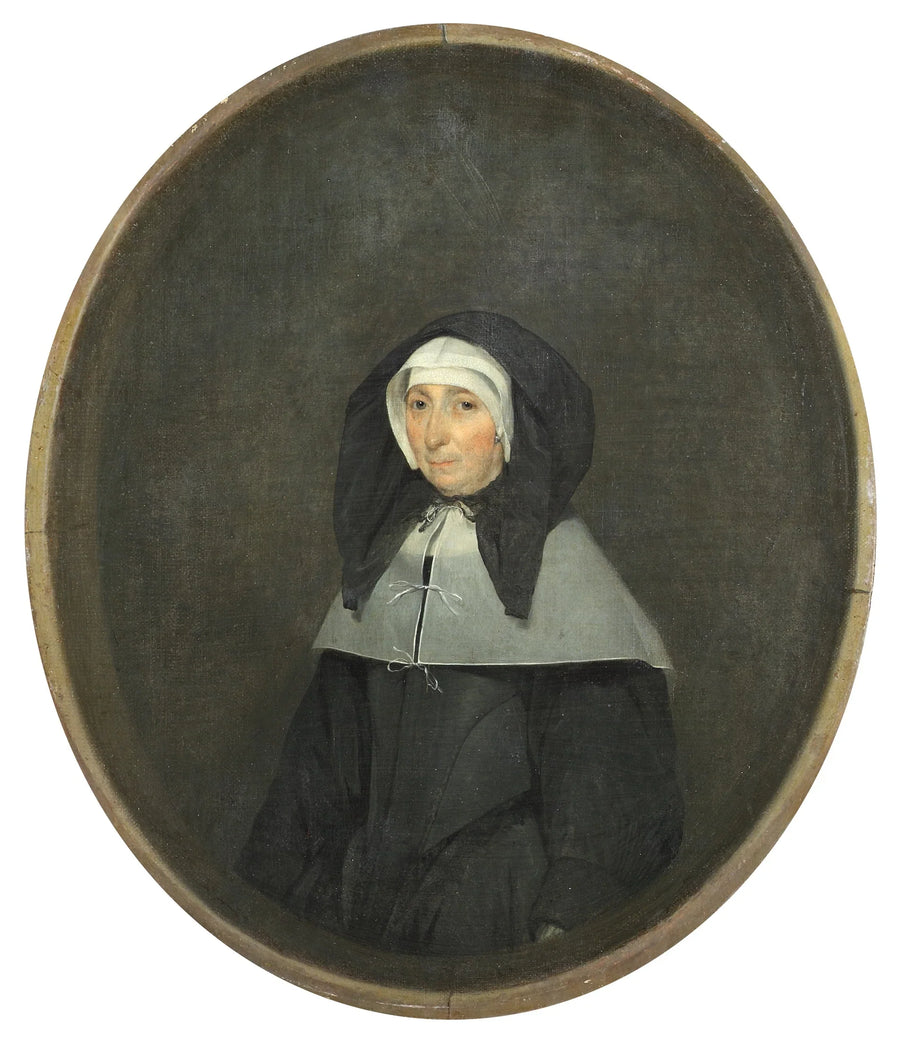 Portrait de Gertruida Assink (1602-1679), épouse du maire de Deventer - Gerard ter Borch