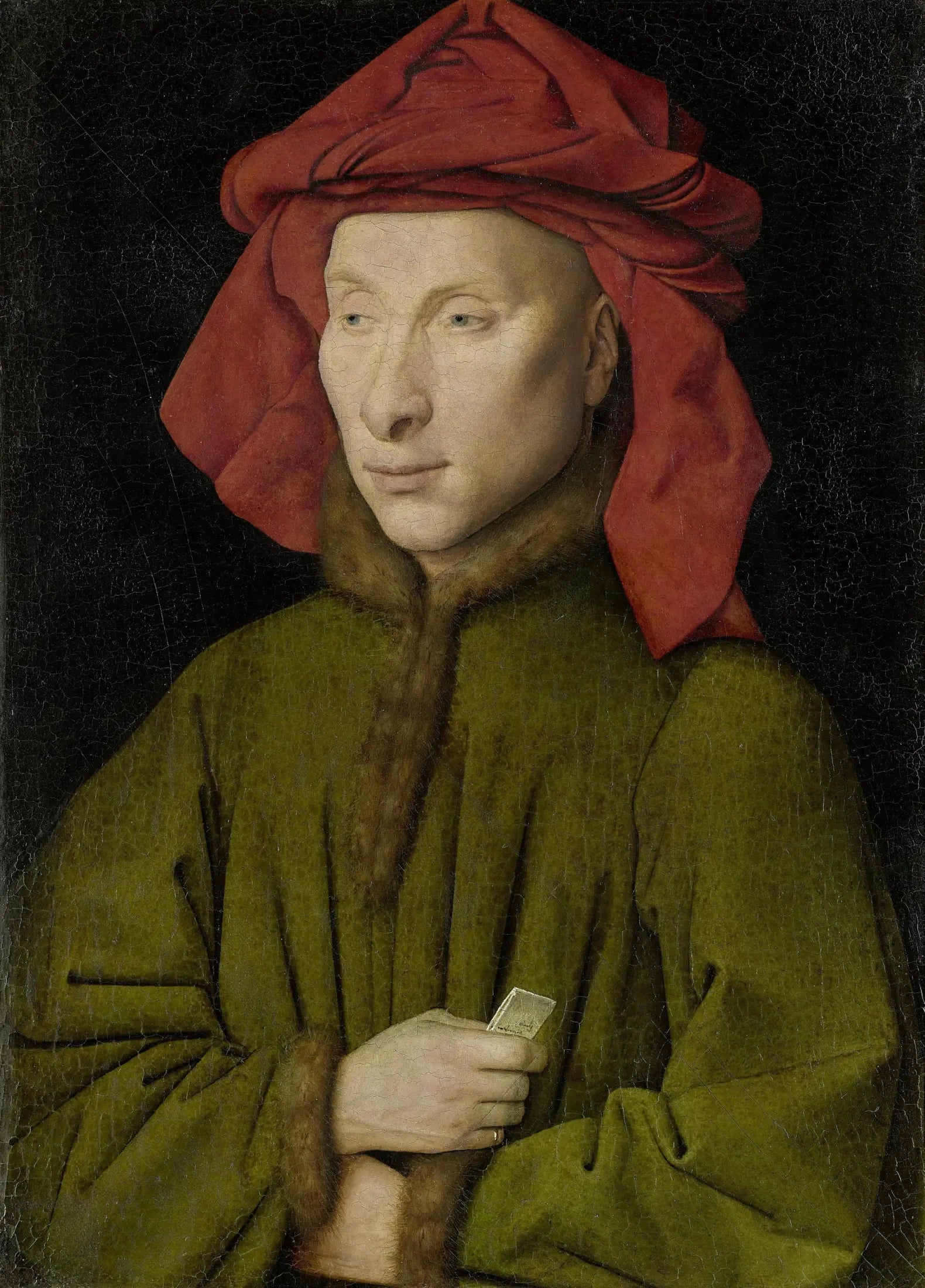 Portrait de Giovanni Arnolfini - Jan van Eyck image 1 reproduction artisanale de tableau