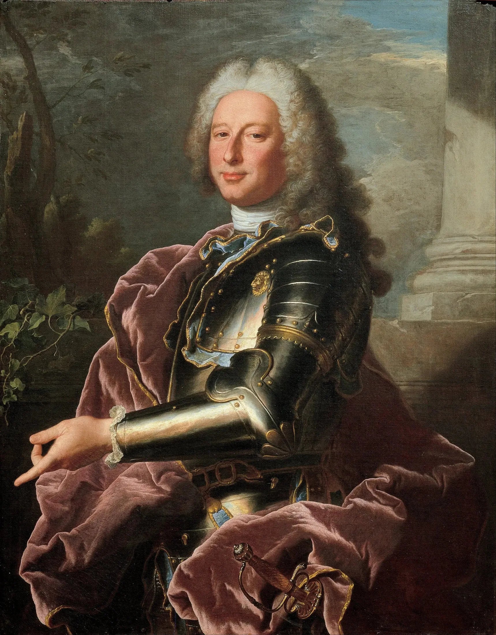 Portrait de Giovanni Francesco II Brignole-Sale - Hyacinthe Rigaud image 1 copie peinte à la main à l’huile
