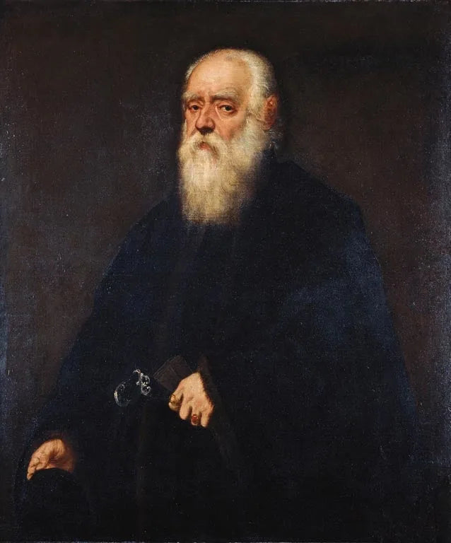 Portrait de Girolamo Pozzo - Jacopo Tintoretto image 1 tableau peint à l’huile sur toile