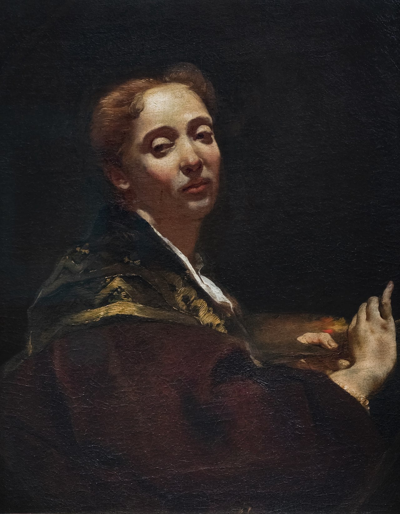 Portrait de Giulia Lama - Giovanni Battista Piazzetta image 1 copie de tableau peinte à la main